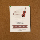 Violin Lessons チラシ