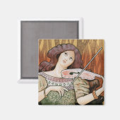 Violin Lessons [レコンド・ビオロン] by Paul Berthon マグネット (正面/裏面)