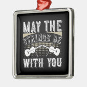 Violin - May The Strings Be With You メタルオーナメント (左)