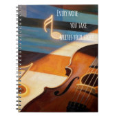 Violin Notebook – Every Note You Take ノートブック (正面)