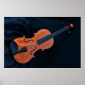 Violin Photo Closeup ポスター (正面)