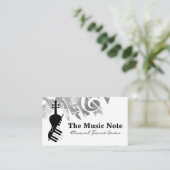 Violin Piano Logo | Music 名刺 (スタンド正面)