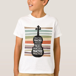 violin retro tシャツ