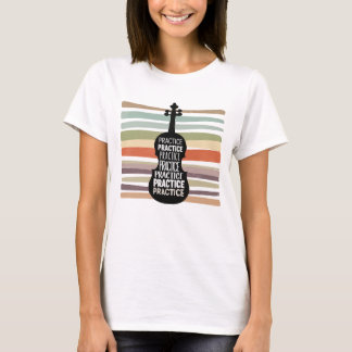violin retro tシャツ