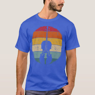 Violin Retro Vintage Violinist Fiddle Player Class Tシャツ