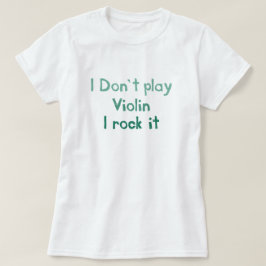 Violin Rock It Tシャツ – レディース