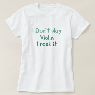 Violin Rock It Tシャツ – レディース