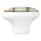 Violin~Rosa Gallica Pontianaの~のピエールJ. Redoute?の~ セラミックノブ (側面)