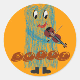 Violin & Viola - Get a Warm Fuzzy 感じ's ラウンドシール