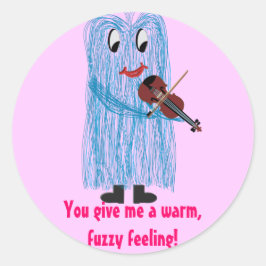 Violin & Viola - Get a Warm Fuzzy 感じ's ラウンドシール