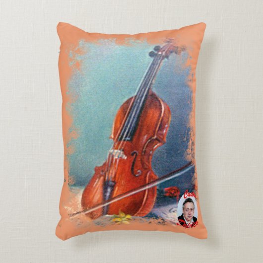 Violín/Violin アクセントクッション (正面(垂直))