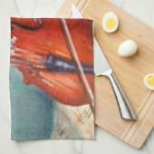 Violín/Violin キッチンタオル (四つ折り)