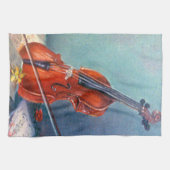 Violín/Violin キッチンタオル (横)