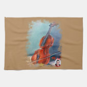 Violín/Violin キッチンタオル (横)