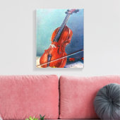 Violín/Violin キャンバスプリント (インサイチュ (リビング))