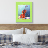 Violín/Violin キャンバスプリント (インサイチュ (寝室))