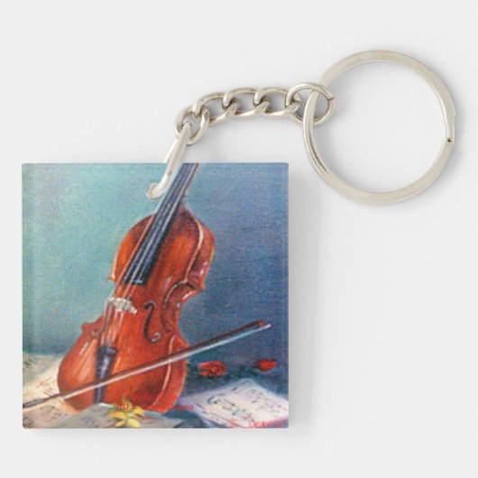 Violín/Violin キーホルダー (裏面)