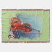 Violín/Violin スローブランケット (正面)