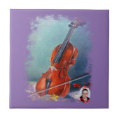 Violín/Violin タイル (正面)