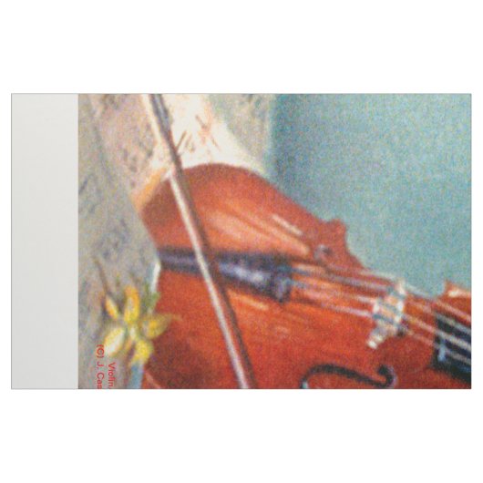 Violín/Violin ファブリック (ファットクウォーター)