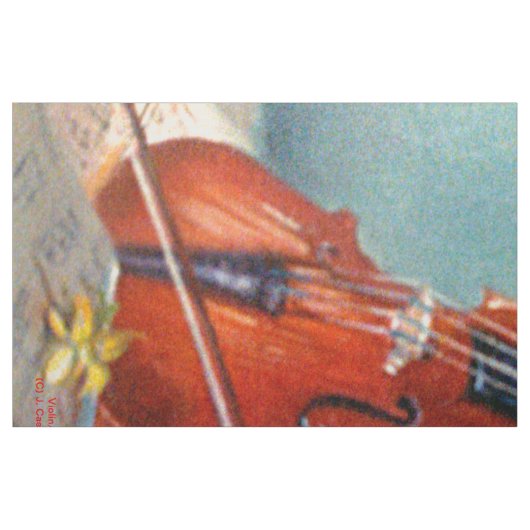 Violín/Violin ファブリック (ファットクウォーター)