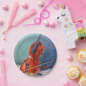 Violín/Violin ペーパープレート (パーティー)