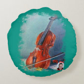 Violín/Violin ラウンドクッション (裏面)