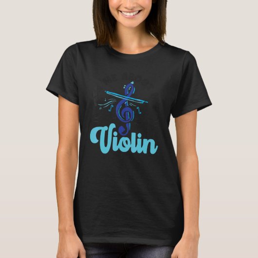 Violin Violinist Ask Me About My Violin Tシャツ (正面)