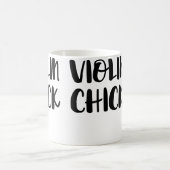 Violin Violinist Music Musician Orchestra Jazz Str コーヒーマグカップ (中央)