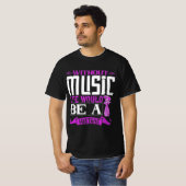 Violin violinist musician gift tシャツ (正面フル)