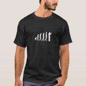 Violinist Evolution Violin Motif Premium Tシャツ (正面)