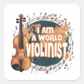 violinist world スクエアシール (正面)