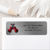 VIOLINS交差 – 差出人住所ラベル ラベル (インサイチュ)