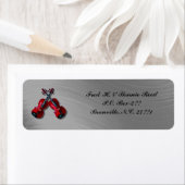 VIOLINS交差 – 差出人住所ラベル ラベル (インサイチュ)