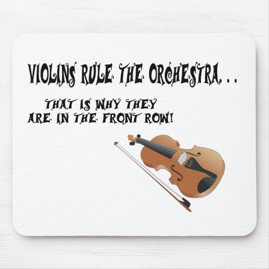 Violins.Ruleオーケストラ マウスパッド (正面)