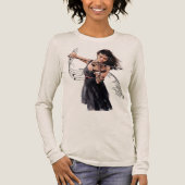 violon women tシャツバイオリン トライブレンドTシャツ (正面)