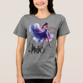 violon women tシャツバイオリン トライブレンドTシャツ (正面)
