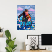 Violoniste avant shaabbt ポスター (ホームオフィス)