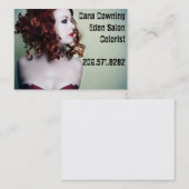 vionett、Dana DowningEden SalonColorist209.571…. 名刺 (正面/裏面)