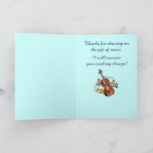 Viorin先生Thank You Name Customize サンキューカード (内部)