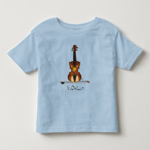 ViOWLin Violin Fouclow Music Kid's T-Shirt トドラーTシャツ