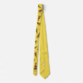 ViOWLin Violin Owl Music Men's Tie ネクタイ (裏面)