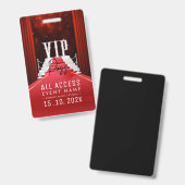 VIPすべてのアクセスイベント バッジ (Front & Back)