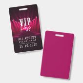 VIPすべてのアクセスイベント バッジ (表裏)