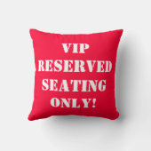 VIPの予約座席の枕 クッション (裏面)