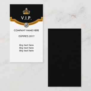 VIPの会員証 名刺