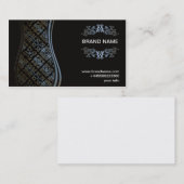 VIPの名刺の青の金ゴールド 名刺 (正面/裏面)