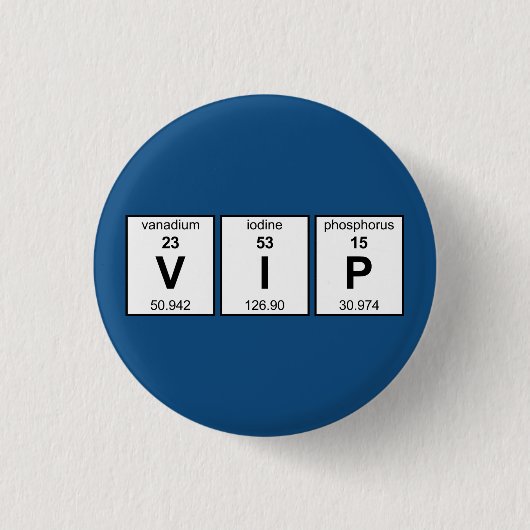 VIPの周期表 缶バッジ (正面)