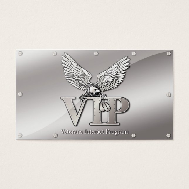 VIPの情報カード (正面)