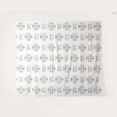 VIPアクセス - あなたのロゴ | ステップ&リピート背景 タペストリー (正面(横))